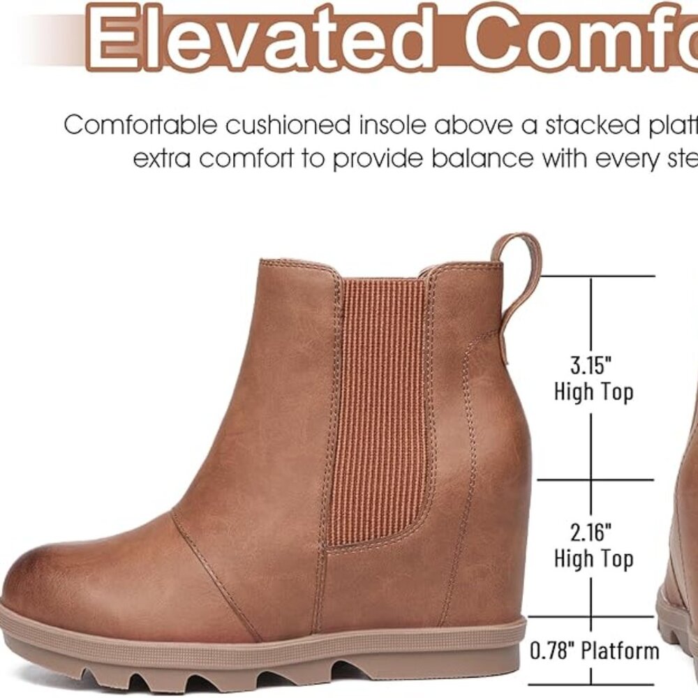 Womens Wedge Booties